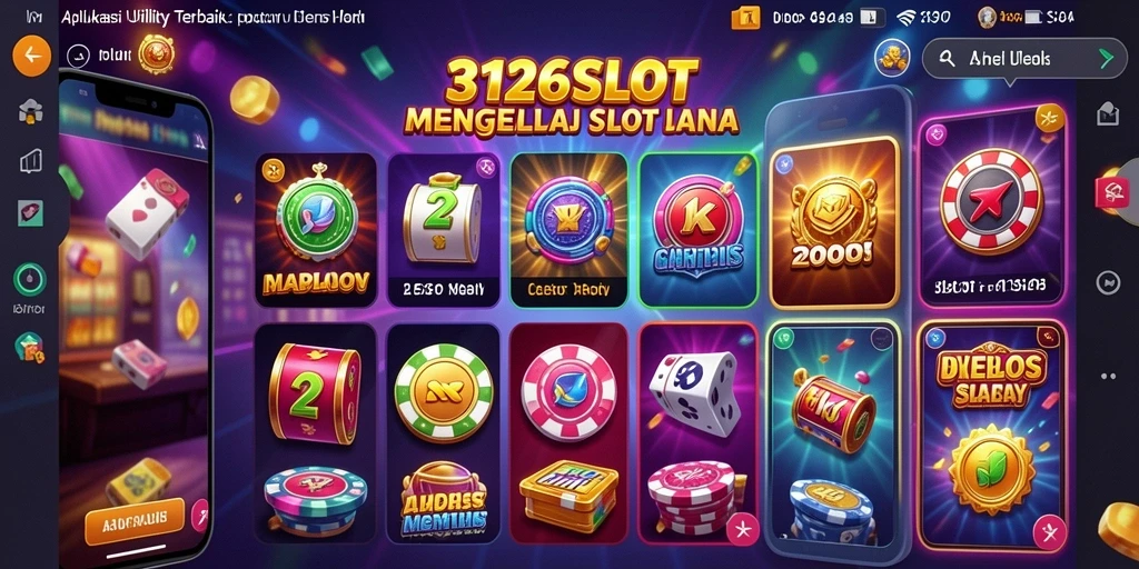 Tampilan antarmuka sederhana dan intuitif dari 3126SLOT.