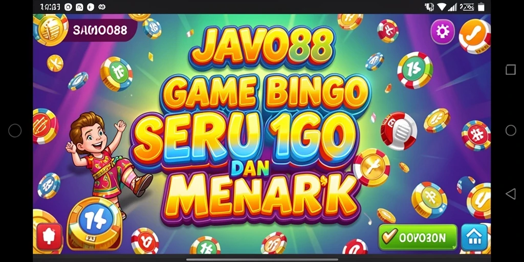 Tampilan gameplay seru di aplikasi Bingo JAVO88.