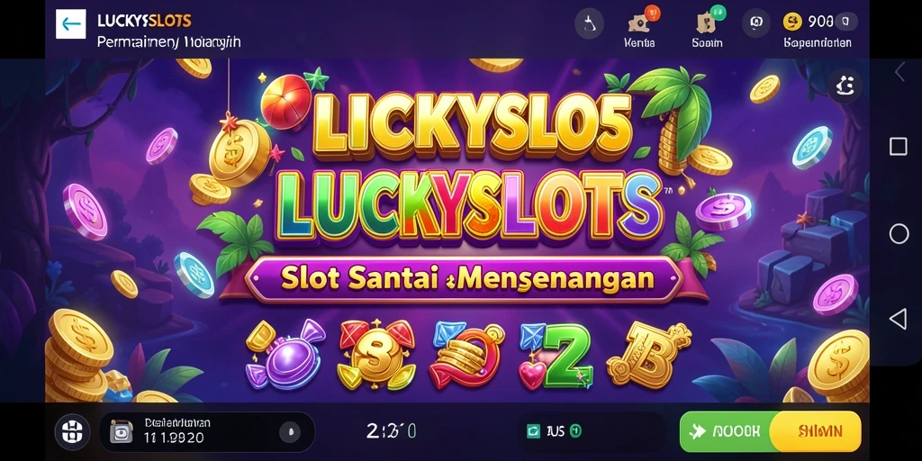Tampilan gameplay yang seru di LUCKYSLOTS dengan berbagai tema menarik.