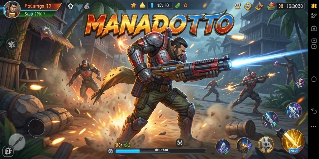 Screenshot gameplay menarik dari MANADOTOTO dengan aksi mendebarkan.