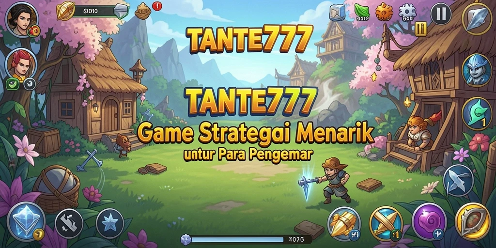 Tampilan gameplay mendebarkan di TANTE777 dengan strategi yang kompleks.