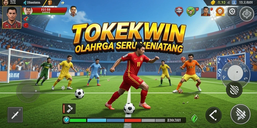 Gameplay seru dalam TOKEKWIN dengan berbagai olahraga mendebarkan.